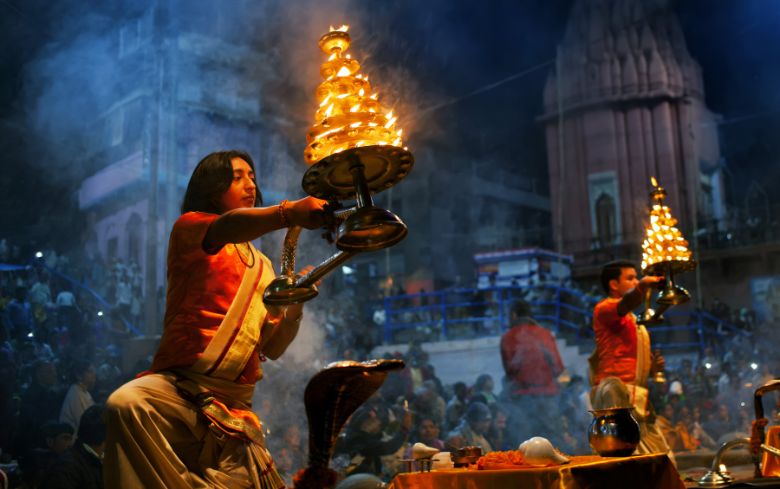 Time Dissolves in Varanasi 