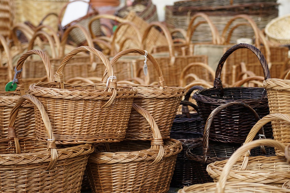 Handmade baskets