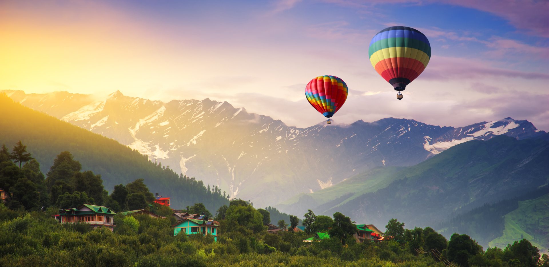 hot air balloon ride in india