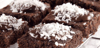 Coconut Chocolate Brownie