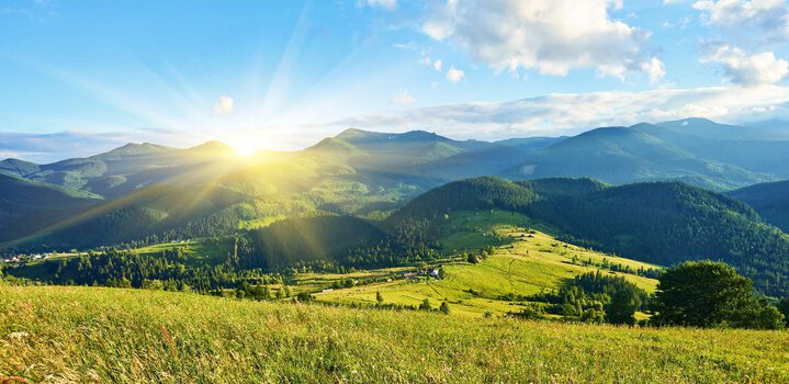 First Sunrise in India