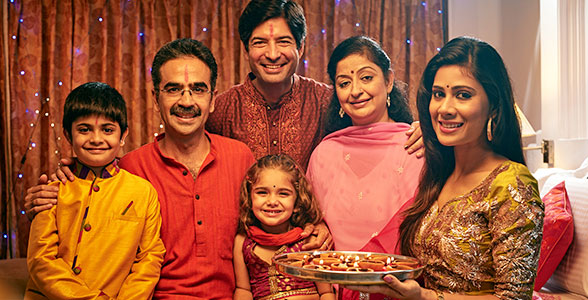 Diwali Celebration with Family