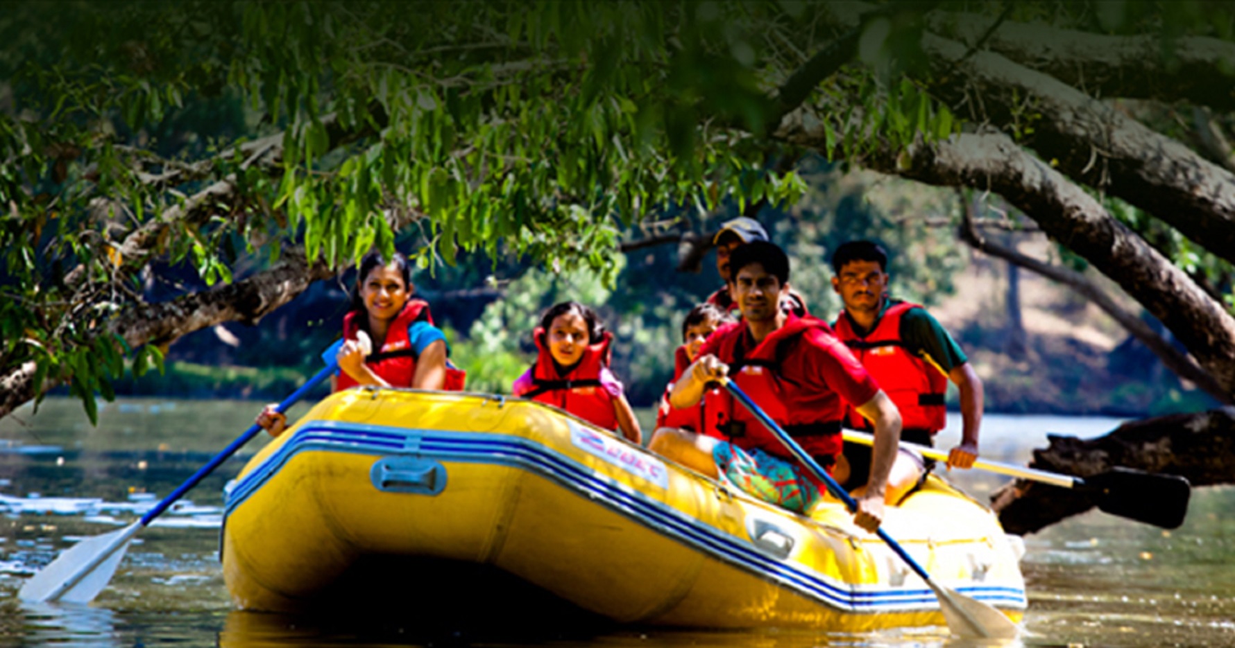 River Rafting In Icy Waters