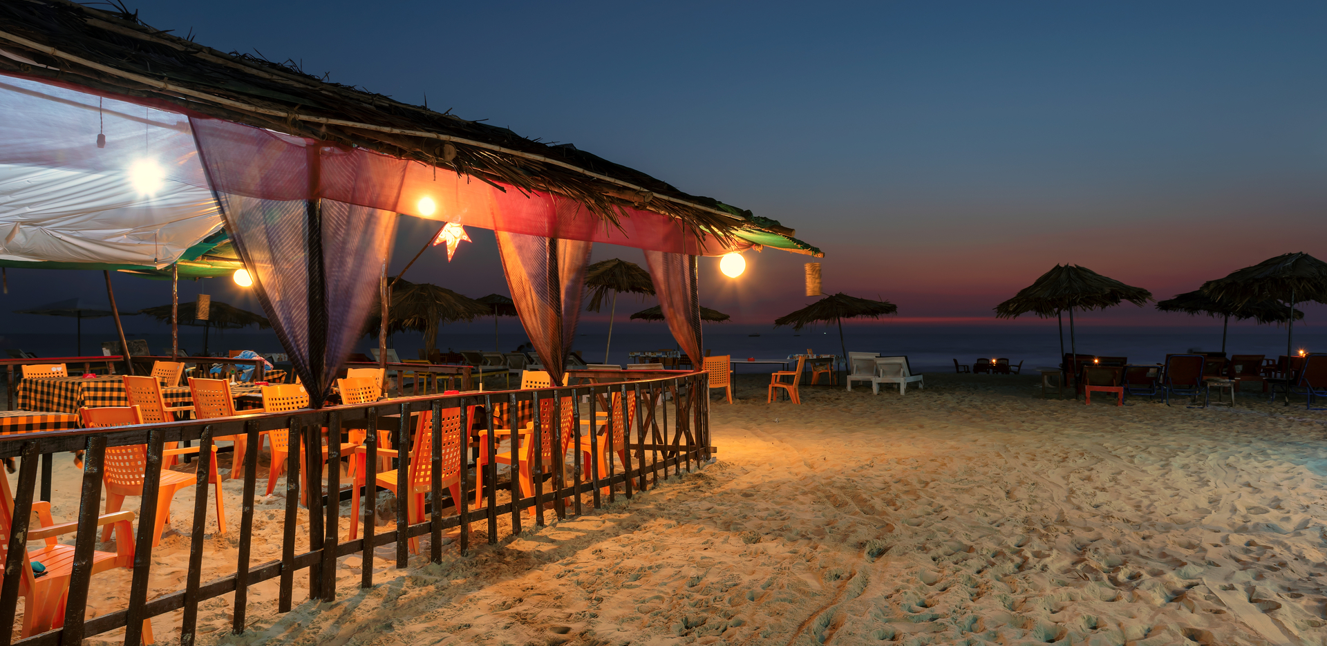 Night beach party in GOA