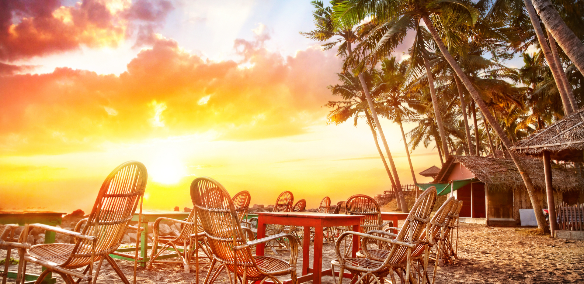 Cafe with beautiful view