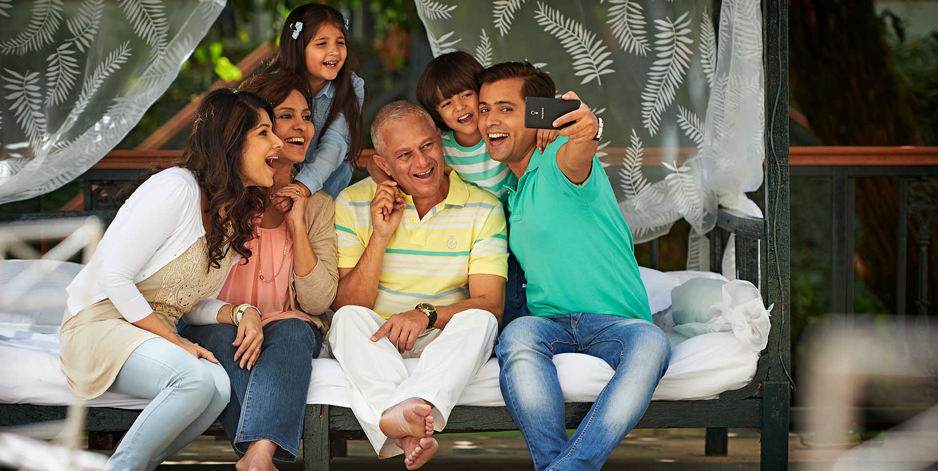 Family Enjoying Vacations