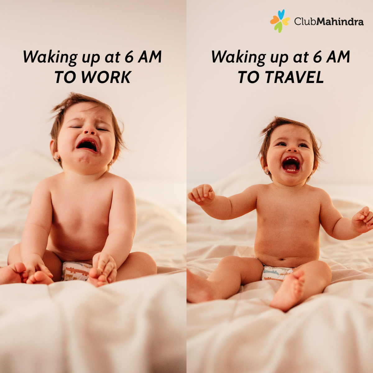 Sob-fest on working days, happy smiles on holidays! Do you agree? ? #TravelMemes #Memes #FunnyMemes #Holidays