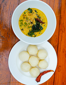 Heaven on a Plate - Kadambuttu with Pattani Kurma recipe