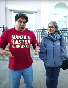 Cyrus Broacha makes his way to Naldehra