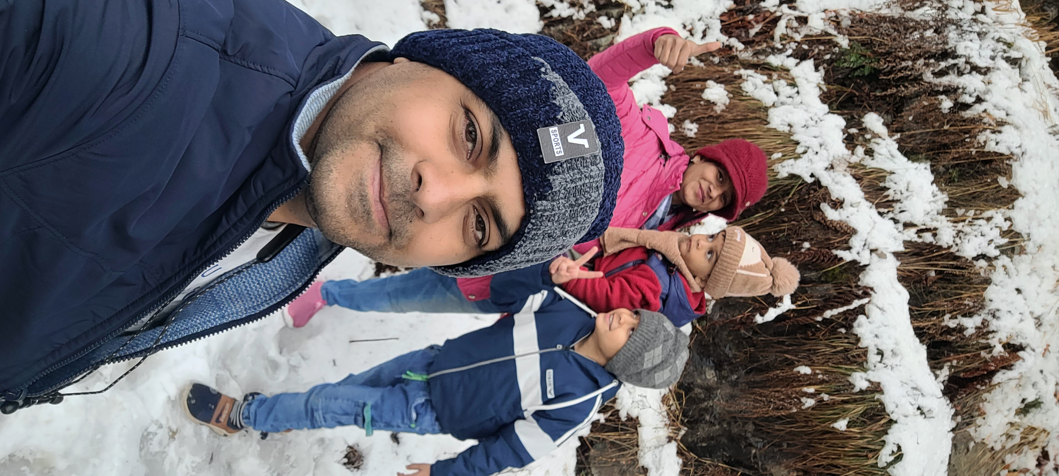 Spending time with family at Kanatal