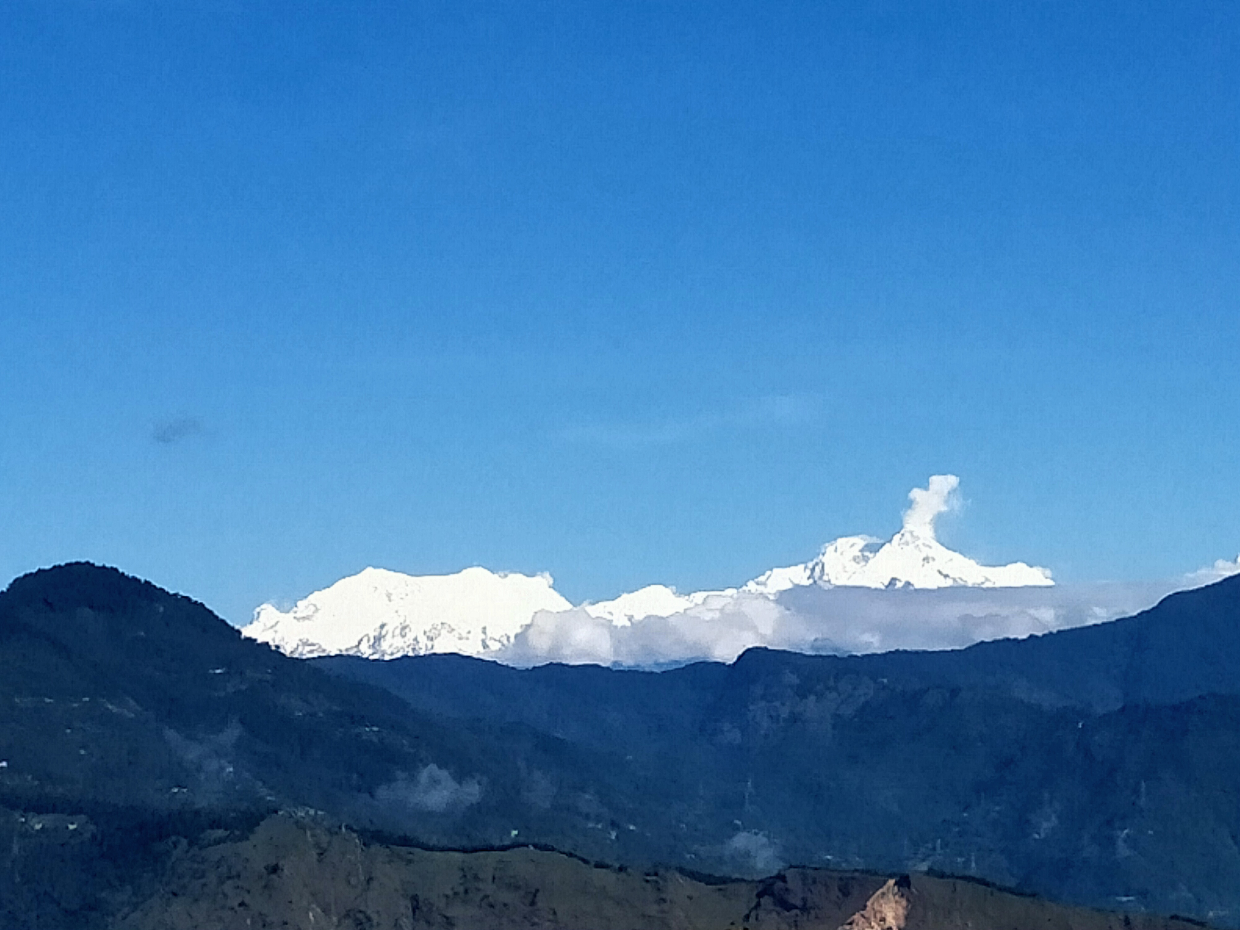 Kanchenjunga from my window