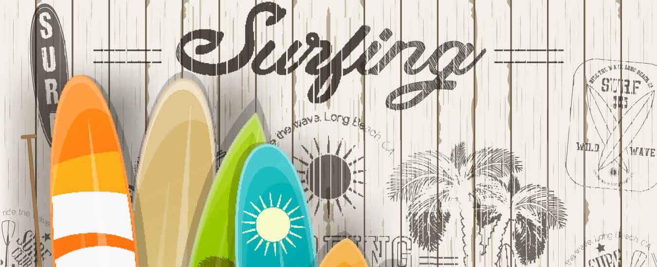 Surfing at Kovalam Beach